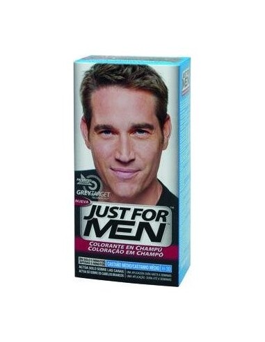 Just For Men Champú Colorante Castaño Medio 30Ml