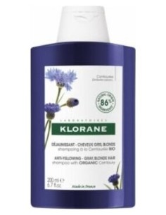 Klorane Champú Centaurea Antiamarillo Bio 200Ml