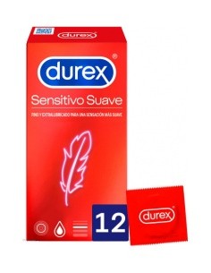 Durex® Sensitivo Suave Easy-On Preservativos 12Uds