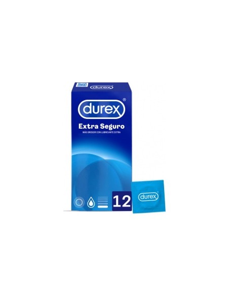 Durex® Extra Seguro Preservativos 12Uds