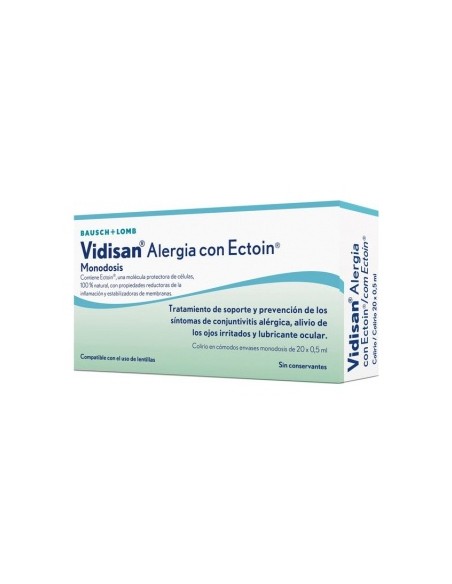 Vidisan Alergia Ectoin Col 20 Monod 0,5