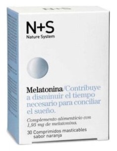 Ns Melatonina 30 Comp. Masticab.Naranja