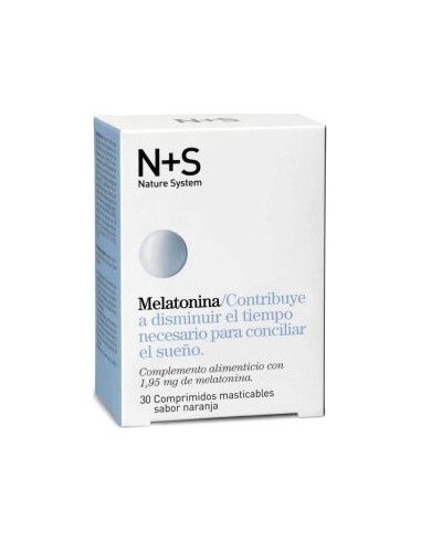 Ns Melatonina 30 Comp. Masticab.Naranja