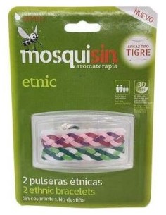 Mosquisin Kit Pulseiras Aromáticas Etnic 2 Unidades