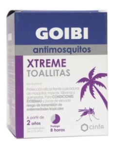 Goibi Xtreme Antimosquitos Toallitas 16Uds
