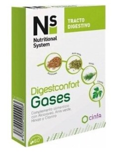 Ns Digestconfort Gases 60 Comprimidos