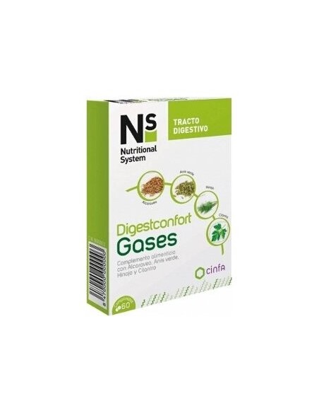 Ns Digestconfort Gases 60 Comprimidos
