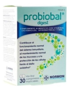 Probiobal Digest 30 Comprimidos Masticables