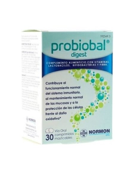 Probiobal Digest 30 Comprimidos Masticables