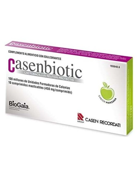 Casenbiotic Sabor Manzana 10 Comprimidos