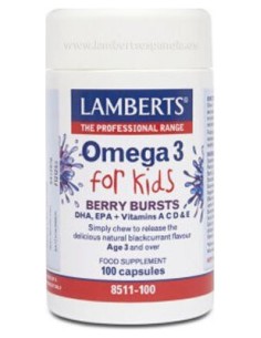 Omega 3 Para Niños 100 Caps Lamberts
