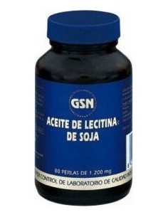 Lecitina Soja 1.200 Mg 80 Perlas Gsn