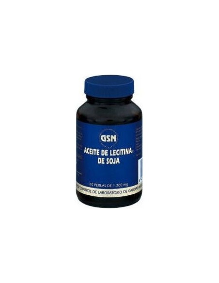 Lecitina Soja 1.200 Mg 80 Perlas Gsn
