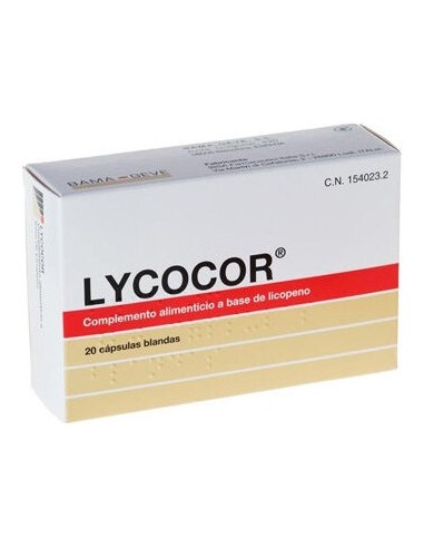 Lycocor 20 Capsulas Blandas