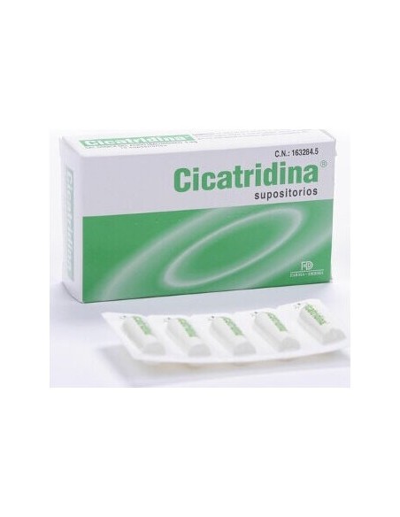 Cicatridina 5 Mg 10 Supositorios