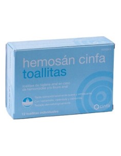 Hemosan Cinfa 12 Toallitas