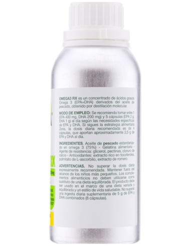 Enerzona Omega 3 Rx Aceite De Pescado 120Cáps