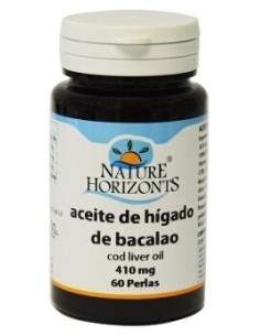 Nature Horizons Aceite Higado Bacalao 410Mg 60Per