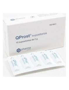 Qprost Supositorios 10 Supositorios