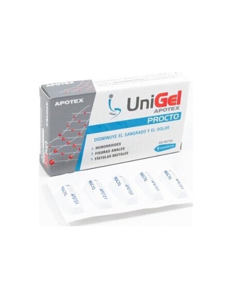 Unigel Apotex Procto Supositorios 5 Udes