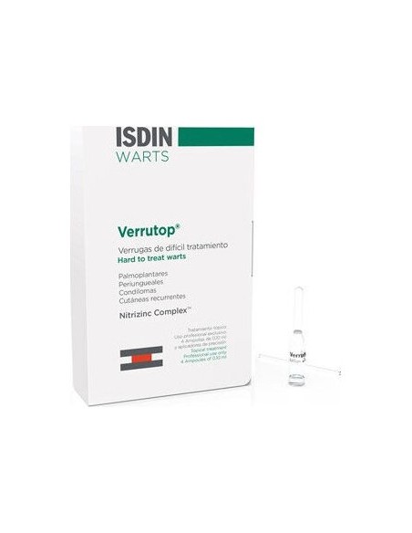 Isdin Warts Verrutop 0,10Ml 4 Amp + Aplicador
