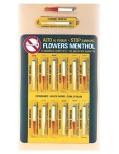 Cigarrillos Flowers Mentol Expo 16X3U