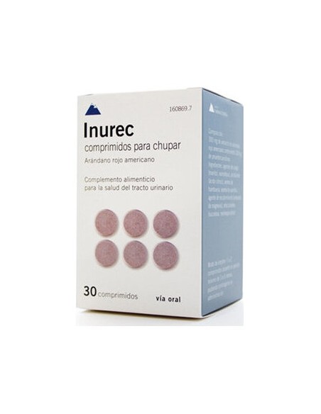 Inurec 30 Comp Para Chupar Sabor Naranja