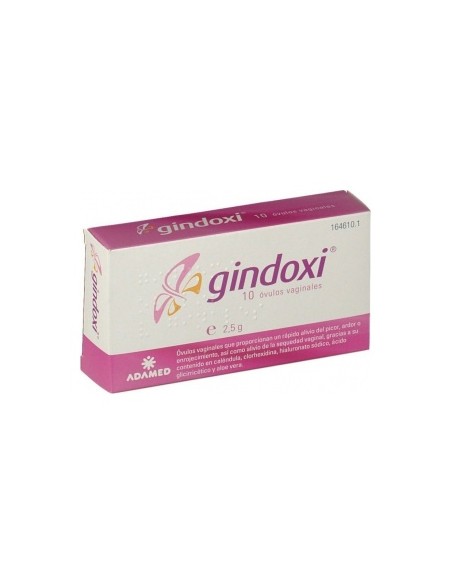 Gindoxi Óvulos Vaginales 10Uds