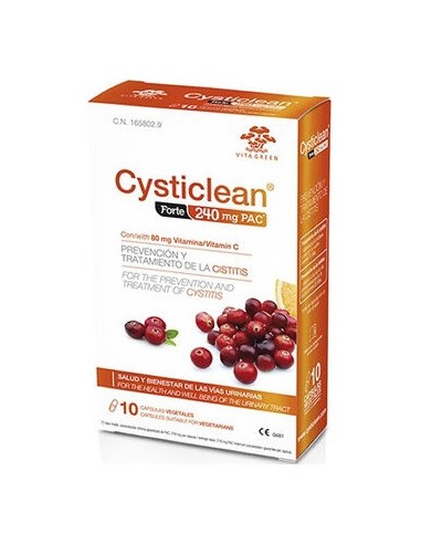 Cysticlean Forte 240 Mg Pac 10 Capsulas