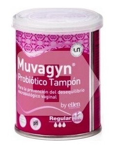 Muvagyn Probiotico Tampon C/Aplic Reg 9U