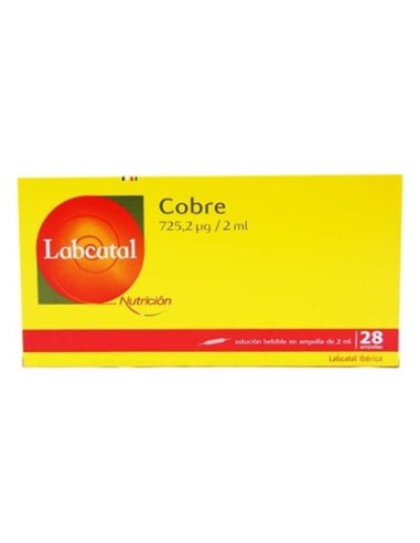 Labcatal 4 Cobre 28 Ampollas