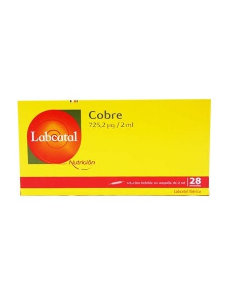 Labcatal 4 Cobre 28 Ampollas