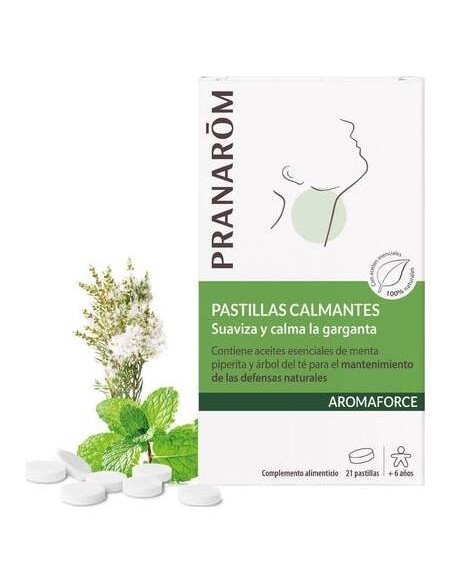 Aromaforce Pastilles Apaisantes Adoucit & Apaise La Gorge 21 Pastilles
