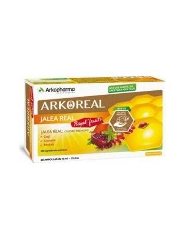 Arkoreal Jalea Real Frutas 20 Ampollas