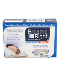 Breathe Right Tiras Nasales Color Pequeña-Mediana 30Uds