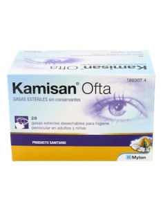 Kamisan Ofta Sin Conservante Higiene Periocular 28Uds
