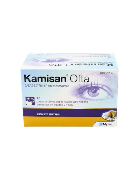 Kamisan Ofta Sin Conservante Higiene Periocular 28Uds