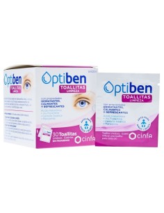Optiben 30 Toallitas Limpiadoras