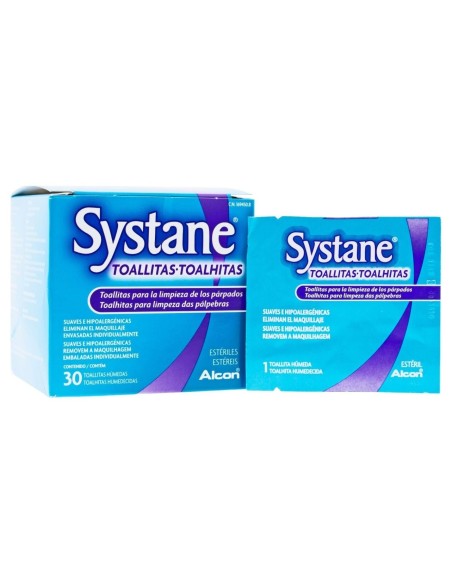 Systane Toallitas Húmedas Estériles 30Uds
