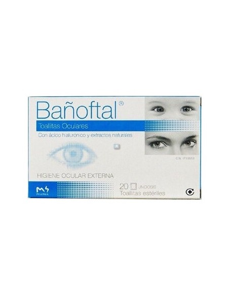 Bañoftal® Toallitas Oculares Estériles 20Uds