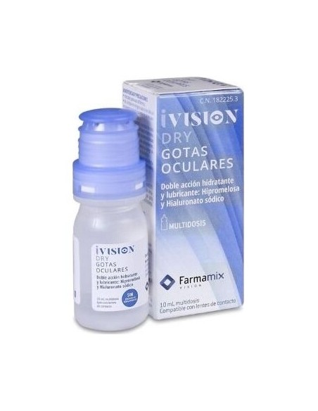 Ivision Dry Gotas Oculares 10Ml Farmam