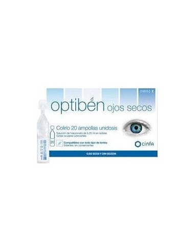 Optiben Gotas Sequedad Ocular 20 Amp
