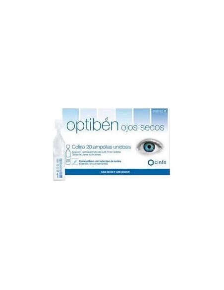 Optiben Gotas Sequedad Ocular 20 Amp
