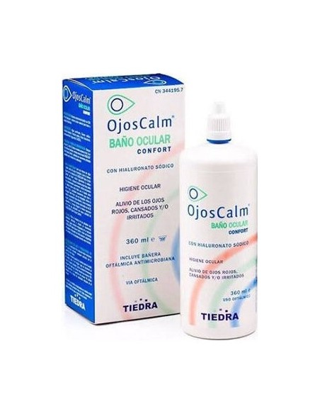 Ojoscalm Baño Ocular Esteril 360 Ml