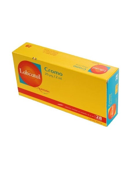Labcatal 22 Cromo 28 Ampollas 2 Ml