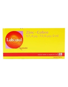 Labcatal 19 Zinc-Cobre 28 Ampollas