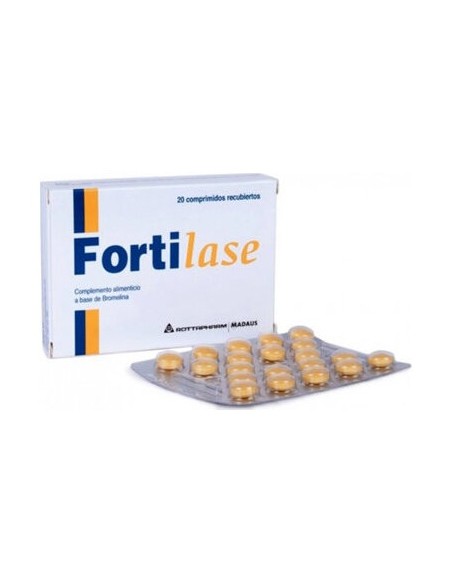 Fortilase 20 Comprimidos Recubiertos