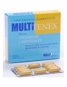Multitenex 500 Mg 40 Capsulas