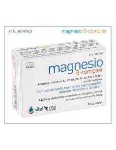 Magnesio B Complex 30 Cap Vitalfarma