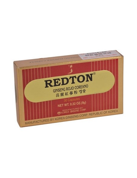 Ginseng Rojo Coreano Redton 30 Capsulas